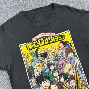 Funimation My Hero Academia Size M Black Graphic T-Shirt Mens